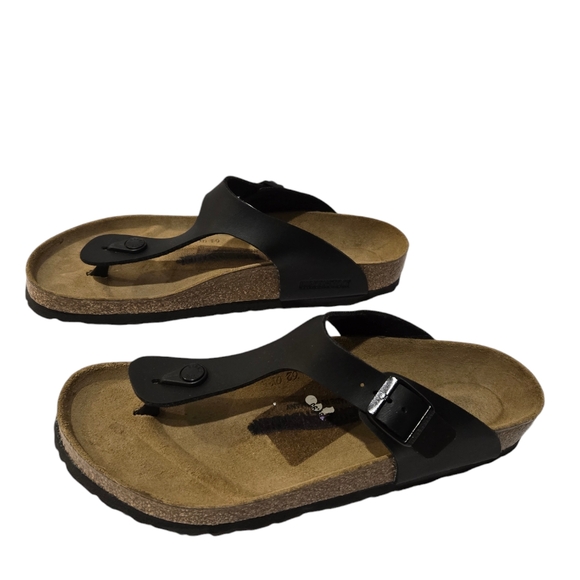 Birkenstock Gizeh Men's Black Buckle Sandals 9 - Picture 3 of 15